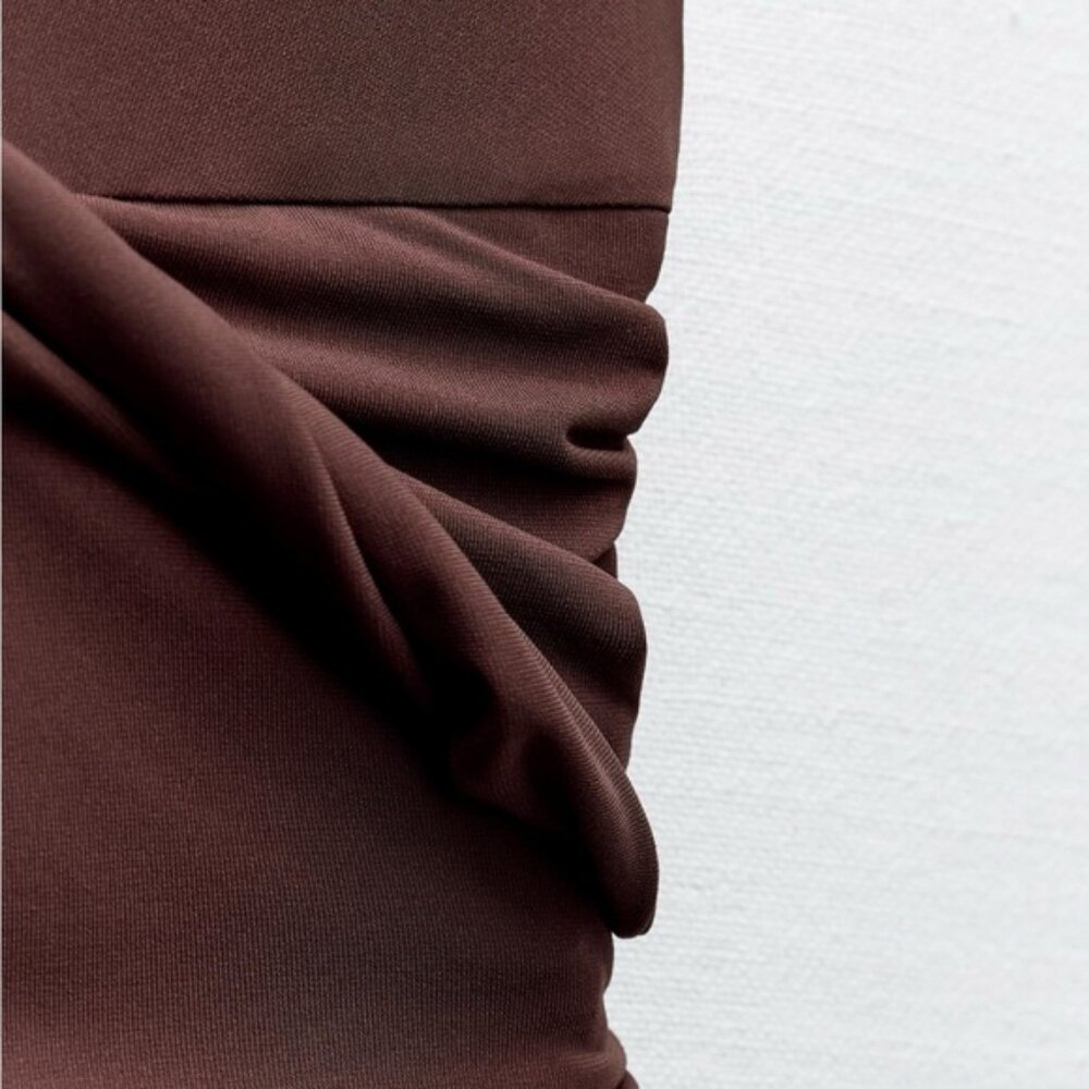 ZARA CUT OUT TWISTED DRESS - Picture 7 of 8